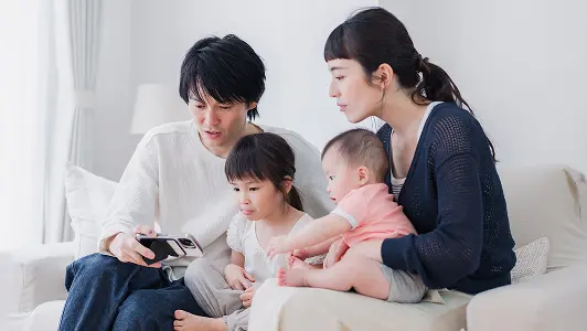 動画視聴・オンラインゲームイメージ写真