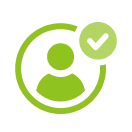 受付完了のイメージアイコン