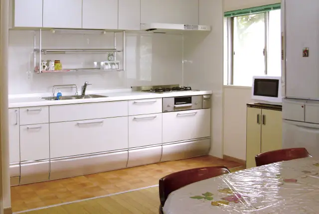 施工後のキッチンの写真