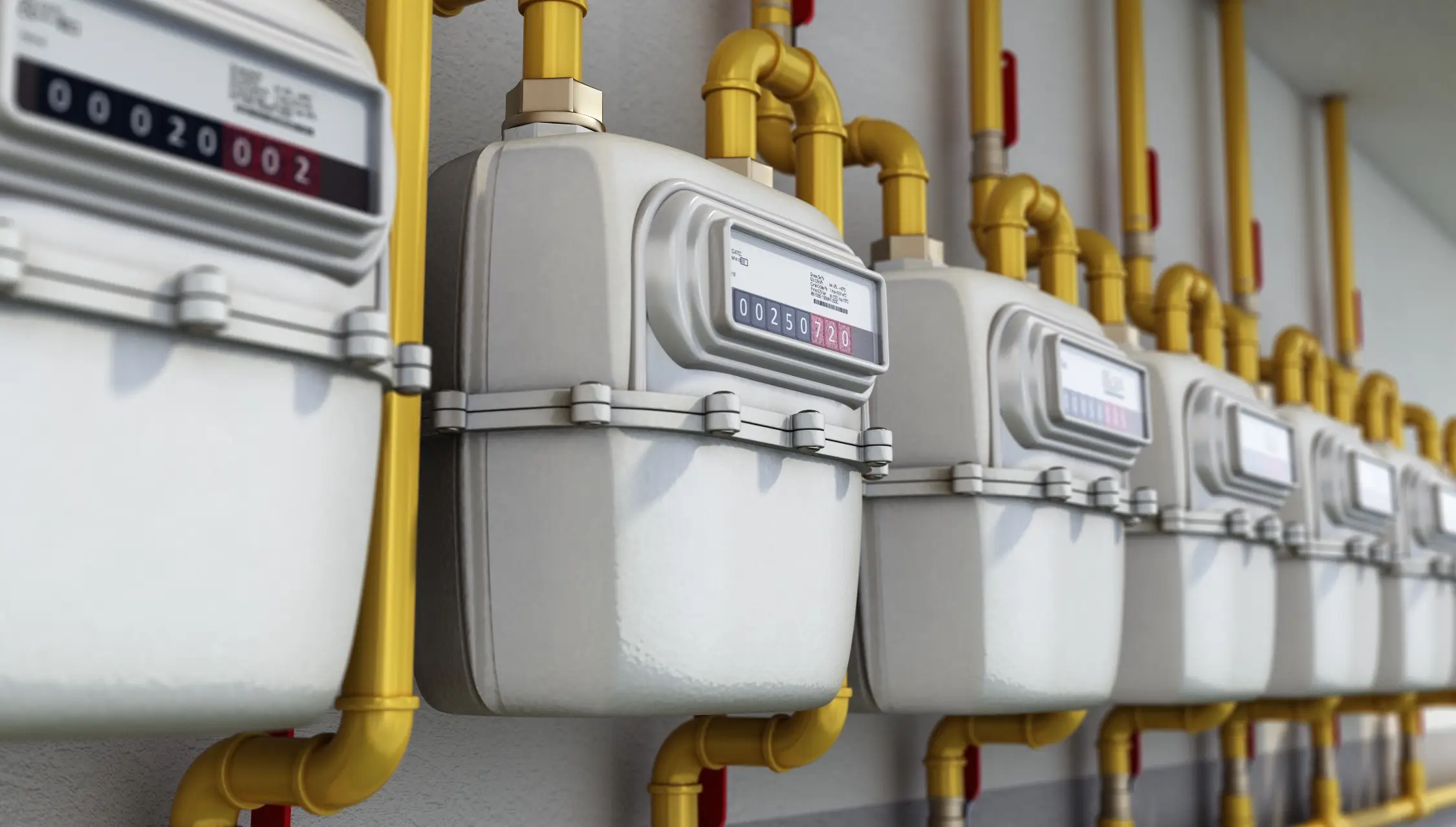 都市ガスのメーターイメージ